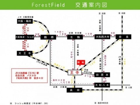 交通案内図（電車）